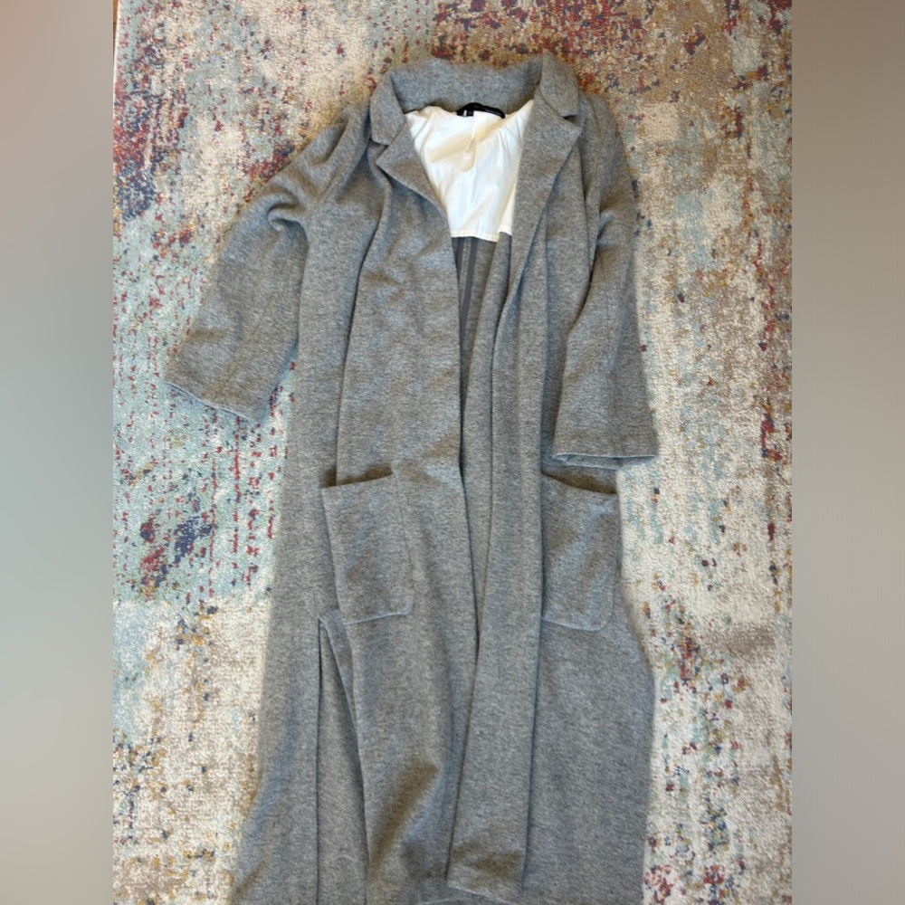 Grey Sweater Jacket - Picture 3 of 4